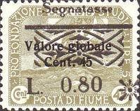 Stamp, Segnatasse "Valore Globale" Type III (boldface), Italian colonies, territories and occupations,  