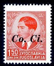 Yugoslavia Stamp Overprint "Co. Ci."