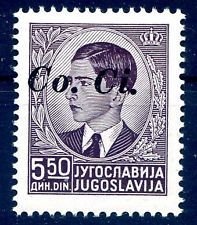 Yugoslavia Stamp Overprint "Co. Ci."