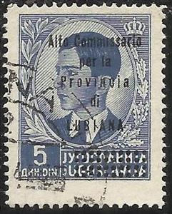 Stamp, Yugoslavia Stamp Overprint "Alto..LUBIANA", Italian colonies, territories and occupations,  