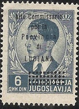 Stamp, Yugoslavia Stamp Overprint "Alto..LUBIANA", Italian colonies, territories and occupations,  