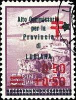 Stamp, Yugoslavia Stamp Overprint "Alto..LUBIANA", Italian colonies, territories and occupations,  