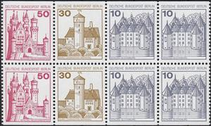 Booklet Pane, Stamp sheet, Berlin,  