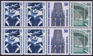 Booklet Pane, Stamp sheet, Berlin,  