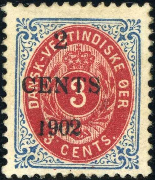 Numeral type surcharged
