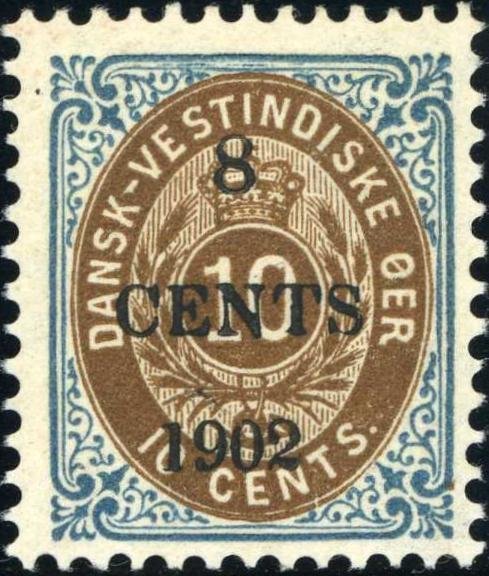 Numeral type surcharged