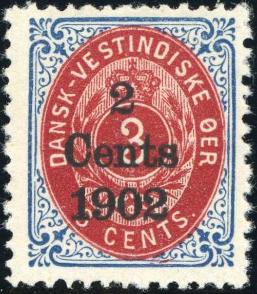 Numeral type surcharged