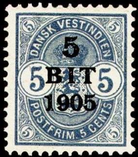 Numeral type surcharged