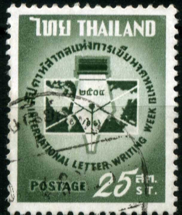 Pen and Envelope with Map