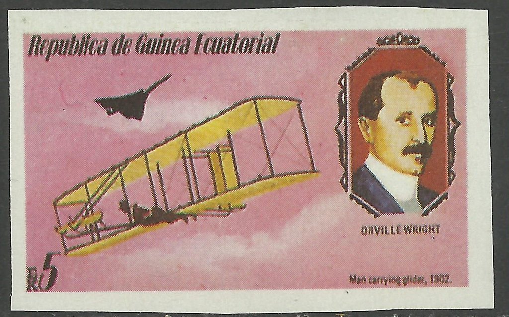 Man carrying glider (1902) and O. Wright