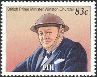 British Prime Minister Winston Churchill