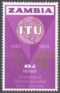Stamp, Emblem, Zambia,  