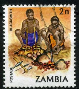 Stamp, Blacksmith, Zambia,  