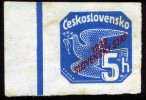 Czechoslovakia Stamps overprinted  1939 Stat 