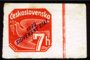 Czechoslovakia Stamps overprinted  1939 Stat 