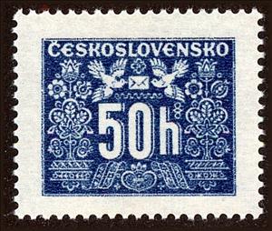 Stamp, Postage Due Stamps, Czechoslovakia,  