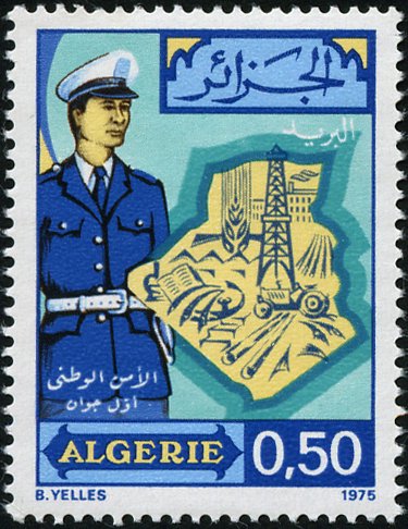 Policeman - Map Algeria