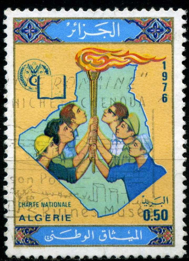 Map of Algeria - Workers