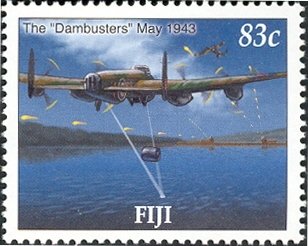 Stamp, "The Dambusters" 1943, Fiji,  