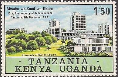 Stamp, University of Daressalam, East African Community,  