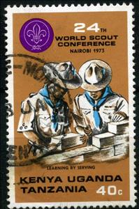 Stamp, Scout, East African Community,  