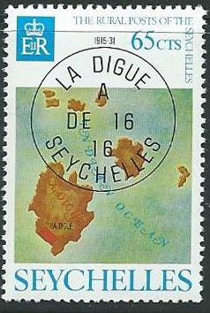 La Digue map