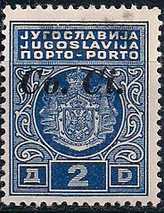 Yugoslavia Postage Due Overprint "Co. Ci."