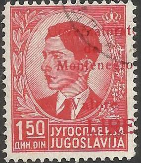 Stamp, Yugoslavia Stamp Overprint "Governatorato..." red, Italian colonies, territories and occupations,  