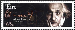 Stamp, Albert Einstein 1879-1955, Ireland,  , International Years, Physicists