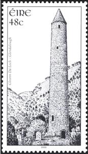Stamp, Glendalough, Ireland,  , Towers, Architecture