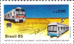 Stamp, Subway Recife And Porto Alegre, Brazil,  , Undergrounds (Subways)