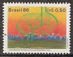 Stamp, World Congress São Paulo, Brazil,  