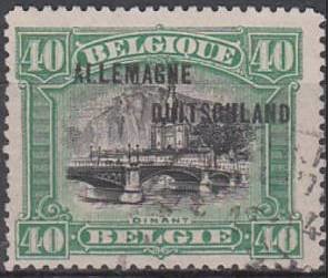 Surcharge "Allemagne Duitschland" on Dinant