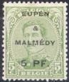 Surcharge "Eupen & Malmédy" on King Albert I