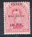 Surcharge "Eupen & Malmédy" on King Albert I