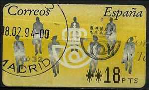 Stamp, Human Silhouettes, Spain,  , Men