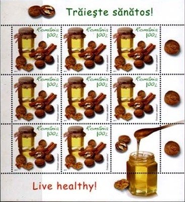 Honey, Walnuts, Cinnamon