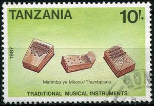 Stamp, Marimba, Tanzania,  , Music, Musical Instruments