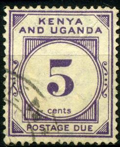 Stamp, Postage Due, East African Community,  