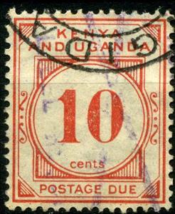 Stamp, Postage Due, East African Community,  