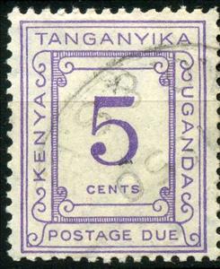 Stamp, Postage Due, East African Community,  