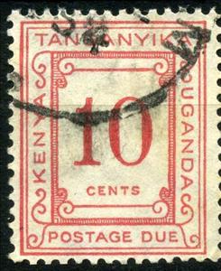 Stamp, Postage Due, East African Community,  
