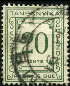 Stamp, Postage Due, East African Community,  