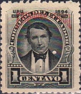 Stamp, Vicente Rocafuerte (1783-1847), Ecuador,  