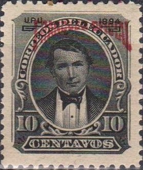 Stamp, Vicente Rocafuerte (1783-1847), Ecuador,  