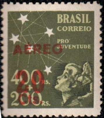 Stamps pro youth - surcharged "Aéreos ... CTS"