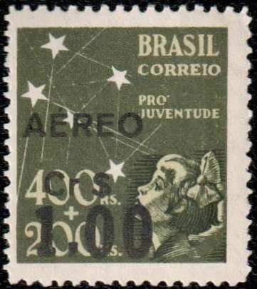 Stamps pro youth - surcharged "Aéreos ... CTS"
