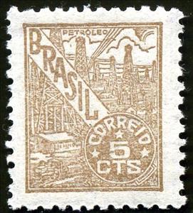 Stamp, Petroleum, Brazil,  
