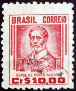 Stamp, Count of Porto Alegre, Brazil,  