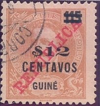 King Carlos I with surcharge